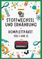 Vorschau - Stundenentwürfe - Stoffwechsel & Nährstoffe: Komplettes Unterrichtsmaterial Biologie Sekundarstufe I und II – sofort einsetzbar! - Deckblatt