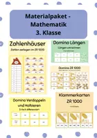 Vorschau - Stundenentwürfe - Materialpaket Mathematik 3. Klasse - Deckblatt