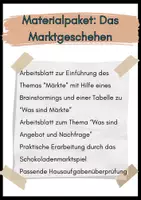 Vorschau - Arbeitsblätter - Materialpaket - Deckblatt