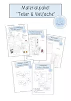Vorschau - Arbeitsblätter - Materialpaket "Teiler & Vielfache" (wachsend) - Deckblatt