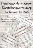 Vorschau - Spiele - Materialpaket: Darstellungsvernetzung im Zahlenraum bis 1000, Zahlenraumerweiterung, Förderung Zahlvorstellung - Deckblatt