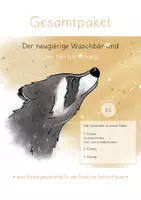 Vorschau - Arbeitsblätter - Paket Herbst Rätselgeschichte "Der Herbstschatz", 1. bis 3. Klasse (ss) - Deckblatt