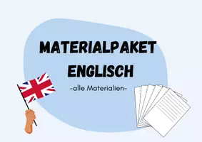 Vorschau - Arbeitsblätter - Wachsendes Materialpaket - Alle Materialien für den Englisch Unterricht - Deckblatt