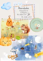 Vorschau - Stationenlernen - Materialpaket Bewegungskarten "Herbst" und "Winter" - Deckblatt