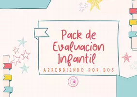 Vista previa - Hojas de trabajo - Paquete de evaluación infantil - Portada