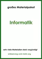 Vorschau - Stundenentwürfe - Informatik (großes Materialpaket) - Deckblatt