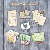 Vorschau - Stundenentwürfe - 🐭🐭 BUNDLE Maus Lernspiele Materialpaket Freiarbeit Kindergarten - Deckblatt