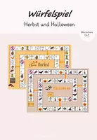 Vorschau - Spiele - Materialpaket - Würfelspiele Wortschatz Herbst/Halloween - Deckblatt