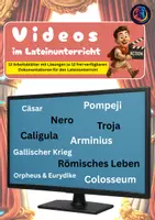 Vorschau - Arbeitsblätter - Videos und Dokumentationen im Lateinunterricht (Paket) - Deckblatt