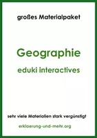Vorschau - Arbeitsblätter - Geographie interactives (großes Materialpekt) - Deckblatt