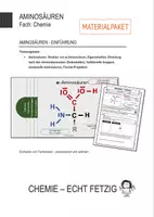 Vorschau - Arbeitsblätter - Materialpaket: Aminosäuren - Einführung - Deckblatt