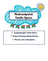 Vorschau - Stationenlernen - Materialpaket - South Africa - Deckblatt