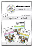 Vorschau - Arbeitsblätter - Materialpaket zu Lilos Lesewelt 1 - Buchstaben, Silben und Wörter (M I A L) - Deckblatt