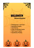 Vorschau - Spiele - Materialpaket Halloween - Deckblatt