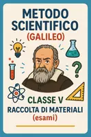 anteprima - Compiti in classe/Test - Raccolta di materiali: Metodo scientifico (Galileo - Esami) - Pagina di copertina