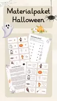 Vorschau - Spiele - Materialpaket Halloween (Deutsch) - Deckblatt