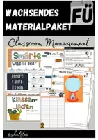 Vorschau - Stationenlernen - wachsendes Materialpaket Classroom Management - Deckblatt