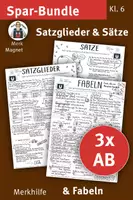 Vorschau - Arbeitsblätter - Lückentext SPAR-Bundle: Satzglieder, Sätze & Fabeln – Kl. 6, Deutsch - Deckblatt