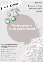 Vorschau - Arbeitsblätter - Materialpaket Wochenlesen in der Adventszeit / tägliches Lesen - Deckblatt