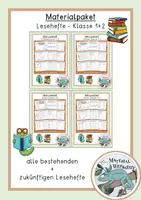 Vorschau - Arbeitsblätter - Materialpaket - Lesehefte (1. - 2.Klasse) - Deckblatt
