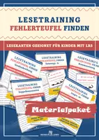 Vorschau - Arbeitsblätter - Lesetraining: Fehlerteufel finden - Materialpaket - Deckblatt