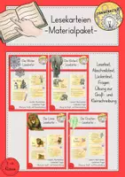 Vorschau - Stationenlernen - Lesen - Deckblatt
