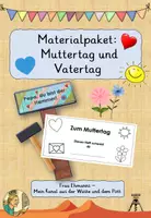 Vorschau - Arbeitsblätter - Materialpaket Muttertag und Vatertag - Deckblatt