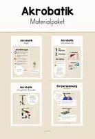 Vorschau - Unterrichtsreihen - Materialpaket Akrobatik - Deckblatt