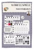 Vorschau - Stundenentwürfe - Materialpaket: Kunst Würfelspiele - Deckblatt