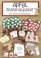 Vorschau - Spiele - Apfel Materialpaket für KIGA & Vorschule - Deckblatt