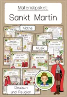 Vorschau - Stundenentwürfe - Materialpaket: Sankt Martin (fächerübergreifend) - Deckblatt