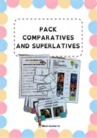 Vista previa - Juegos / Gamificación - PACK COMPARATIVES AND SUPERLATIVES - Portada