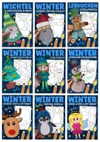 Vorschau - Mal- und Bastelvorlagen - Basteln im Winter & Weihnachten - Bastelvorlagen Materialpaket - Deckblatt