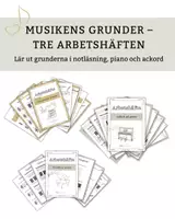 förhandsvisning - Tre arbetshäften i musik - försättsblad
