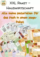 Vorschau - Stundenentwürfe - Hauswirtschaft XXL – Das komplette Materialpaket für Ernährung, Nachhaltigkeit & Praxis - Deckblatt