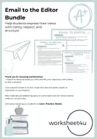 Vorschau - Arbeitsblätter - Essay Bundle - Deckblatt