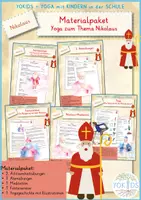 Vorschau - Anderer Materialtyp - Nikolaus Materialpaket Yoga Fantasiereise Atemübungen Achtsamkeit - Deckblatt