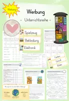 Vorschau - Stundenentwürfe - Unterrichtsreihe: Werbung (Klasse 3/4) - Deckblatt