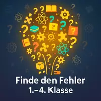 Vorschau - Spiele - 6x Finde den Fehler 1.-4. Klasse - Deckblatt