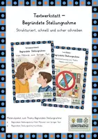 Vorschau - Arbeitsblätter - Komplettpaket: Begründete Stellungnahme - Deckblatt