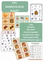 Vorschau - Arbeitsblätter - XXL Samichlaus - Nikolaus - Materialpaket - Deckblatt