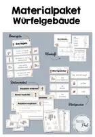 Vorschau - Arbeitsblätter - Materialpaket - Würfelgebäude - Deckblatt