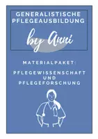 Vorschau - Arbeitsblätter - Materialpaket: Pflegewissenschaft und Pflegeforschung - Deckblatt