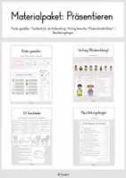 Vorschau - Arbeitsblätter - Materialpaket: Präsentieren - Deckblatt