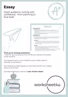 Vista previa - Hojas de trabajo - Essay Writing Bundle - Portada