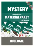 Vorschau - Stundenentwürfe - Materialpaket: Mysterys Biologie (Genetik, Ökologie, Evolution...) - Deckblatt