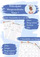 Vorschau - Arbeitsblätter - Materialpaket Mengenverständnis im Zahlenraum 10 - Deckblatt