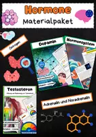 Vorschau - Arbeitsblätter - Hormone Materialpaket - Deckblatt