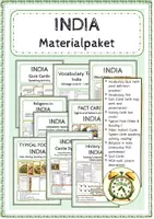 Vorschau - Arbeitsblätter - INDIA - Materialpaket - Deckblatt
