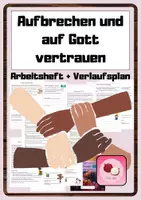 Vorschau - Stundenentwürfe - Materialpaket „Aufbrechen und auf Gott vertrauen“ Arbeitsheft und Einheitsverlauf - Deckblatt